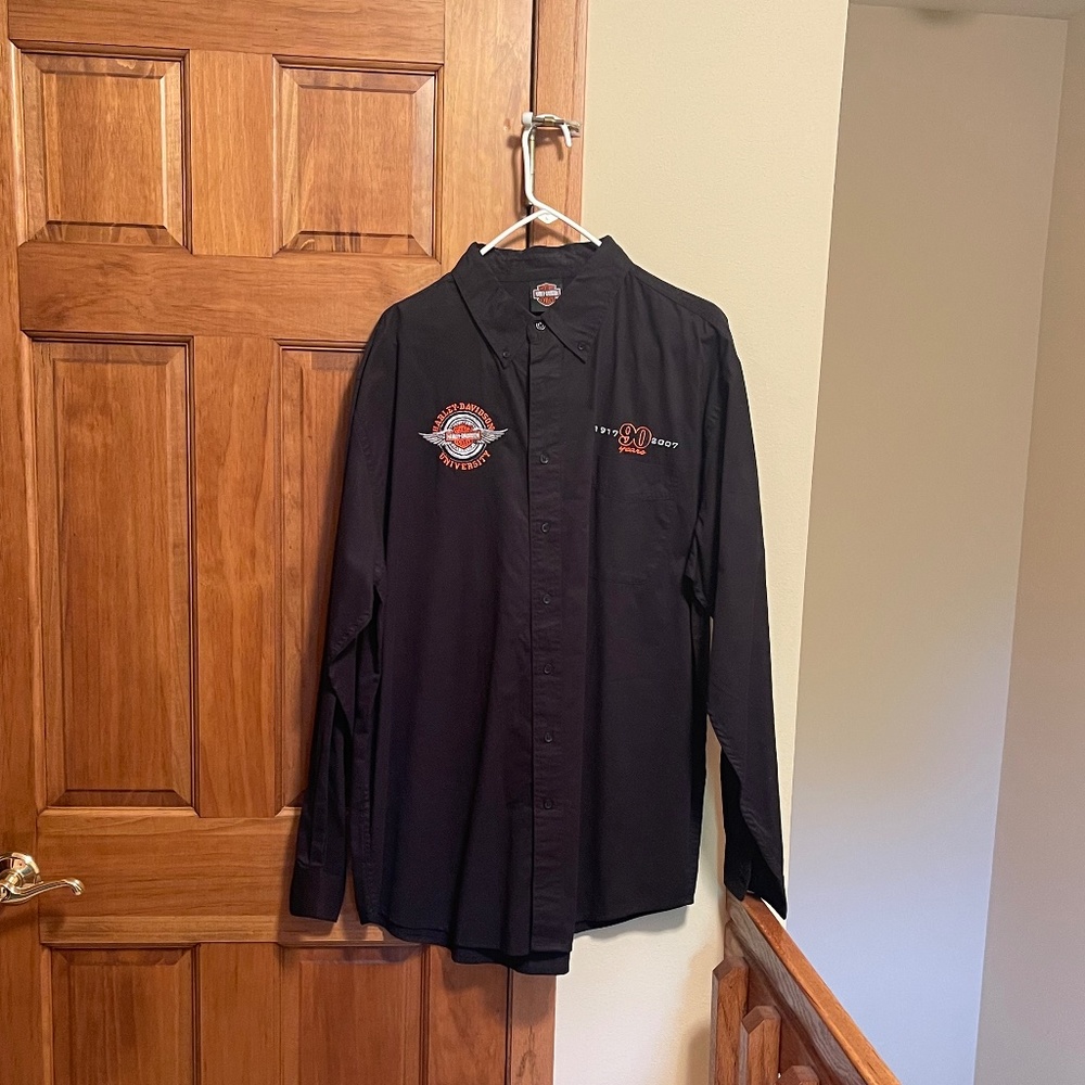 Harley-Davidson University Embroidered Button Down